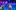 MrGumTheDancingBear-2019-The Other Richard A production photo of 'Mr Gum and the Dancing Bear - the Musical!' at the National Theatre in 2019 featuring two actors in curly wigs and multi-coloured clothing